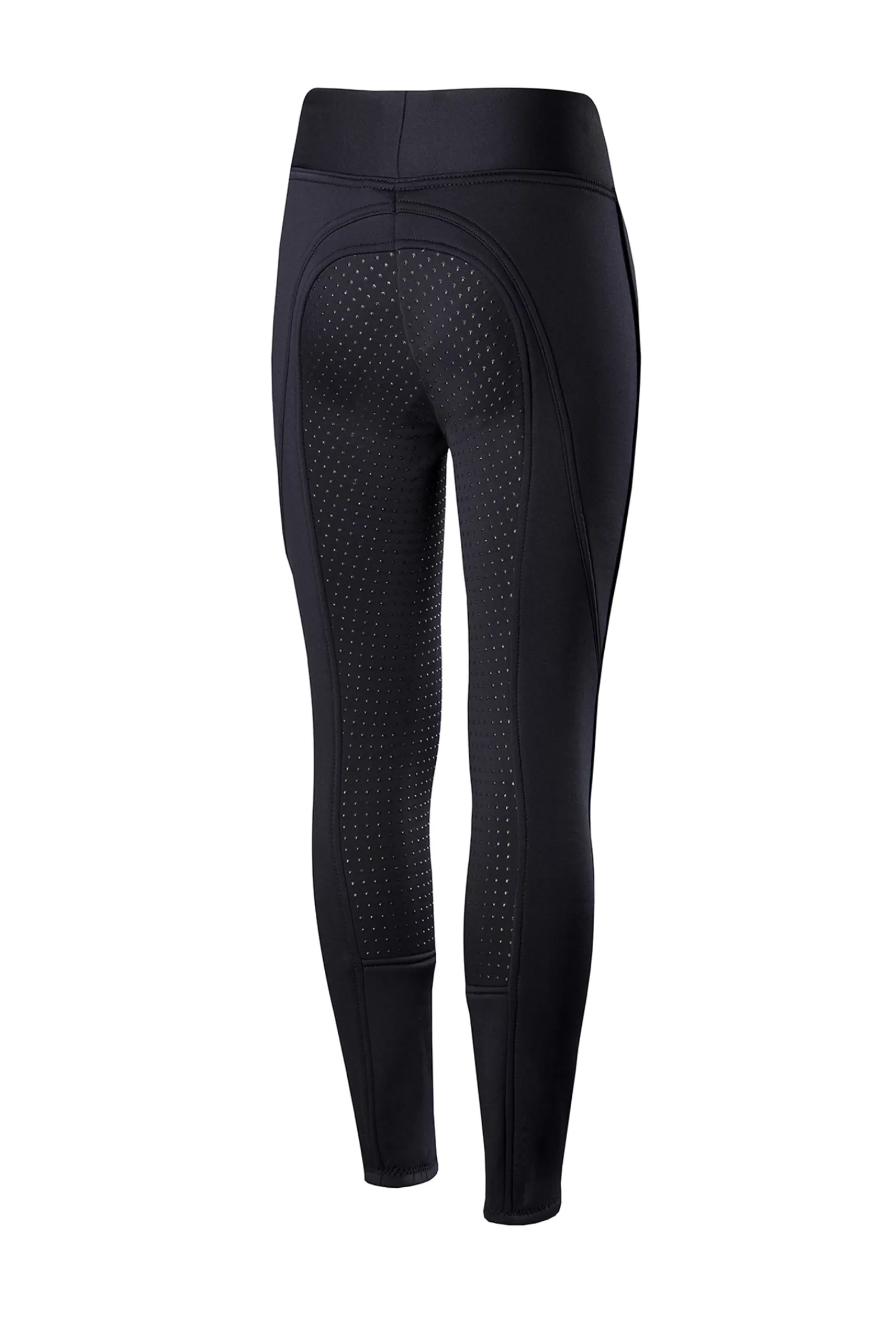 Riding Tights*horze Active Kids Winter Silicone Full Seat Riding Tights Dark Navy