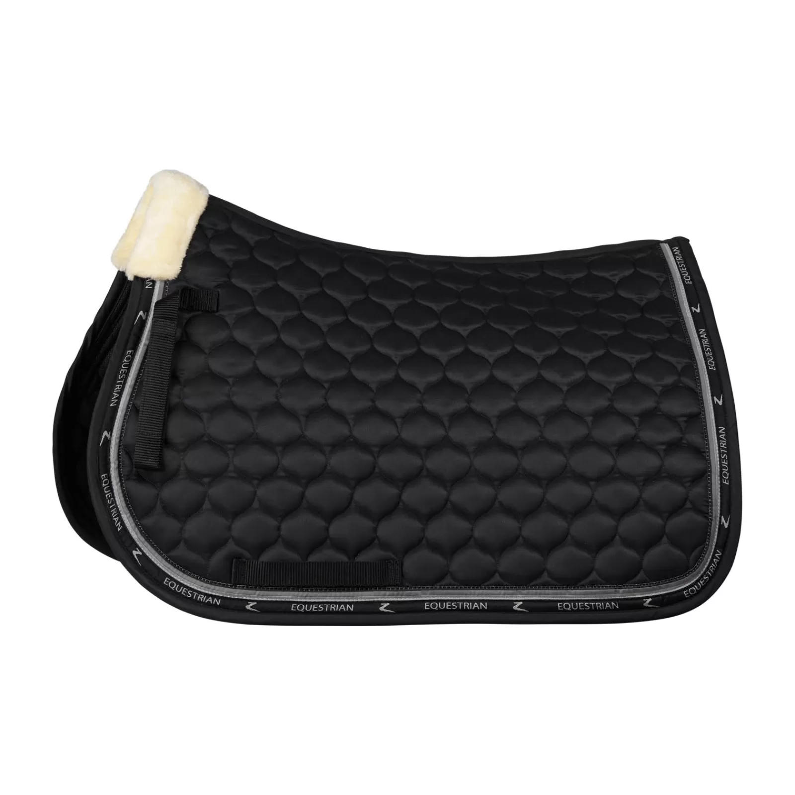 horze Claremont All Purpose Saddle Pad With Faux Fur> All Purpose & Jumping Saddle Pads