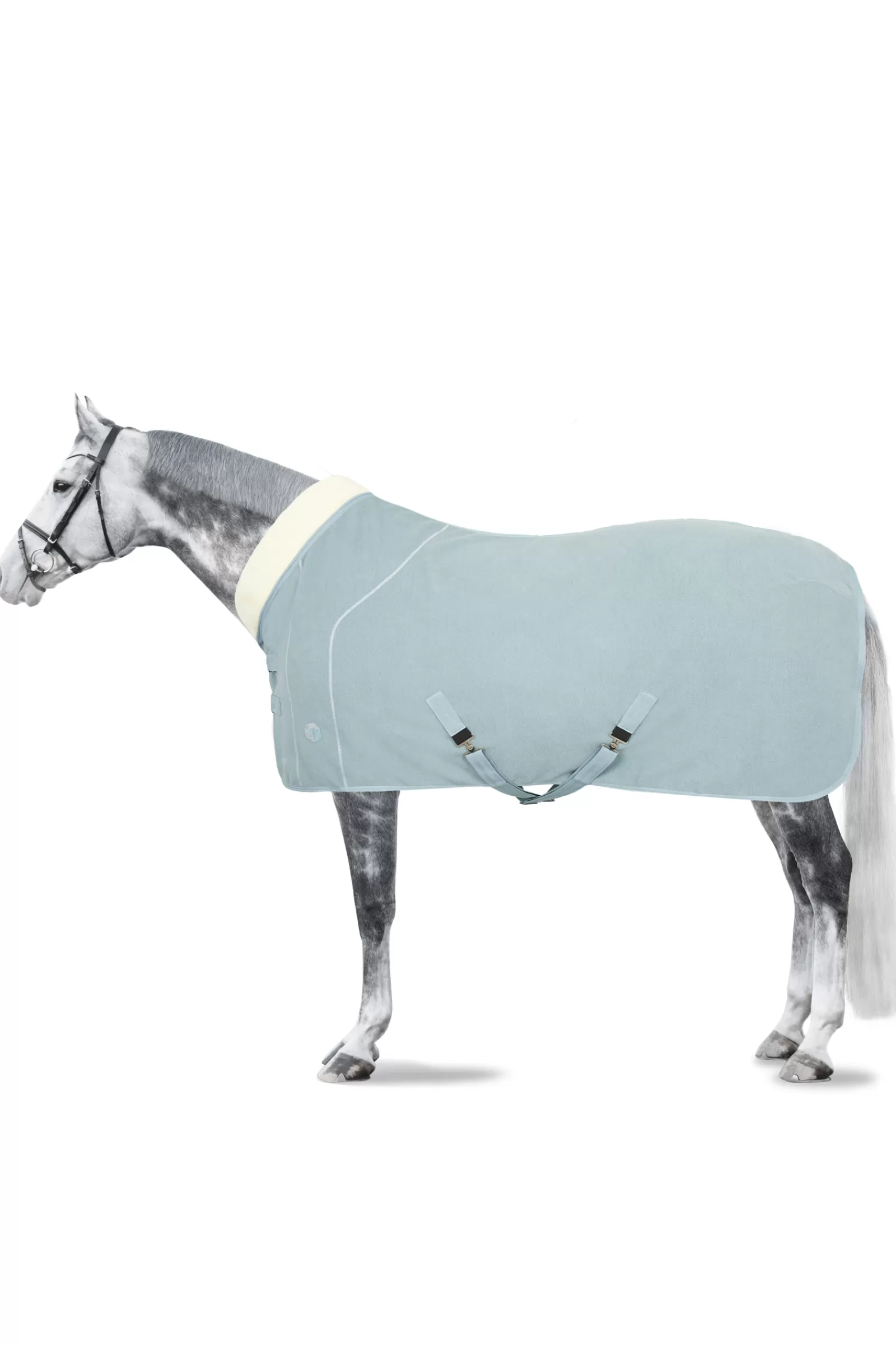 horze Geneva Bonded Fleece Rug With Faux Fur Collar> Fleece Horse Rugs & Cooler Rugs