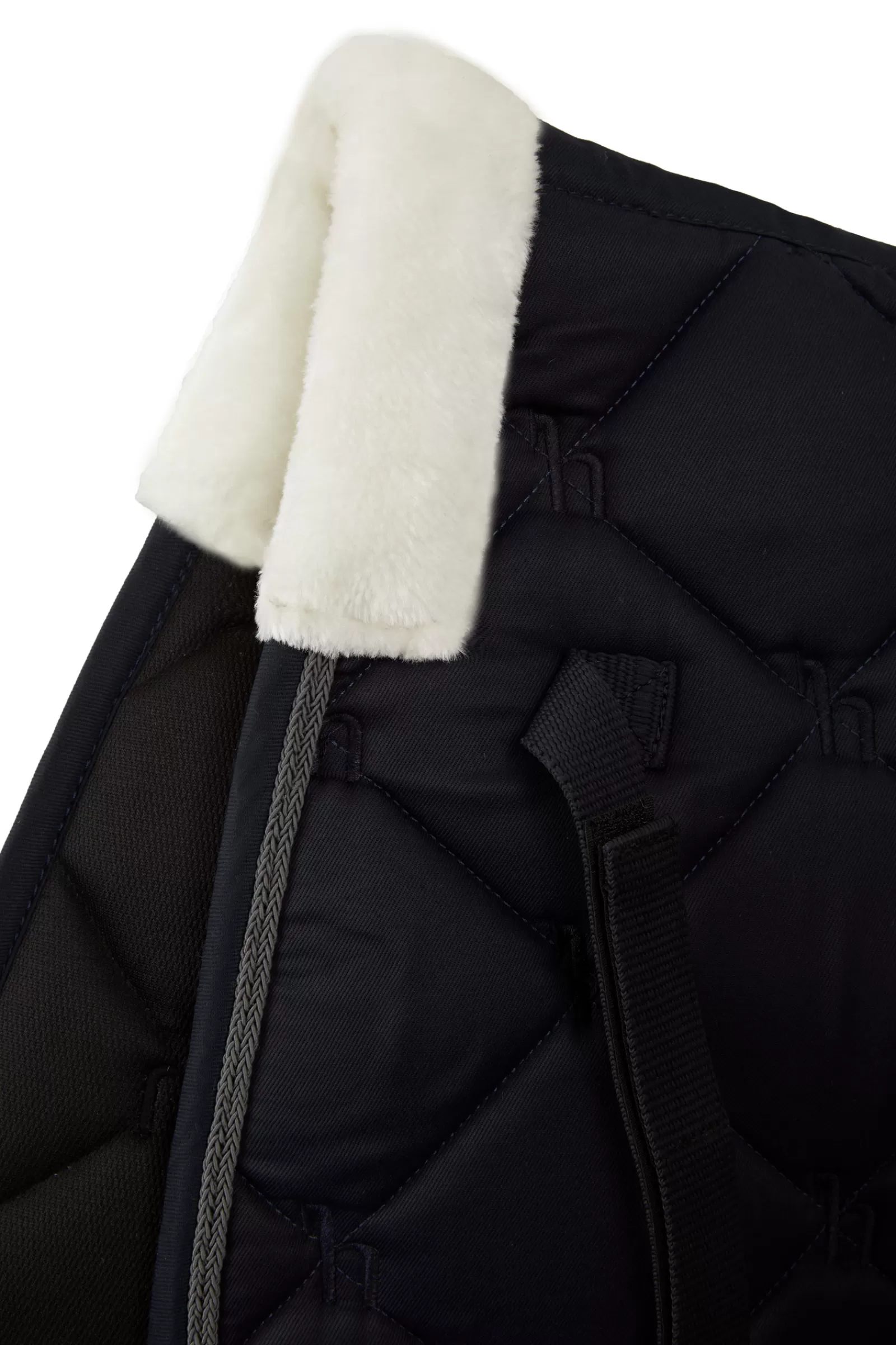 horze Ghent All Purpose Saddle Pad With Faux Fur> All Purpose & Jumping Saddle Pads