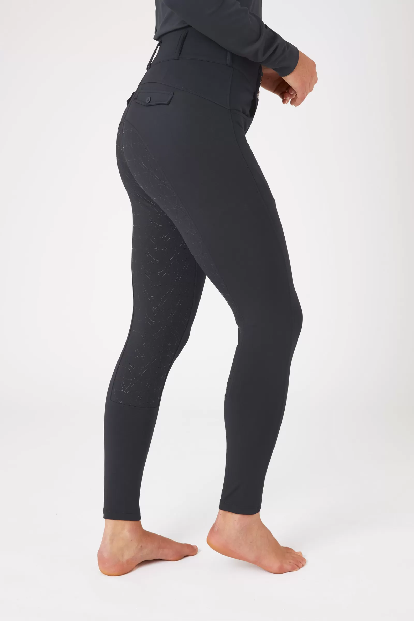 Full Seat Breeches*horze Ingrid Women'S High Waist Full Seat Winter Breeches Dark Navy