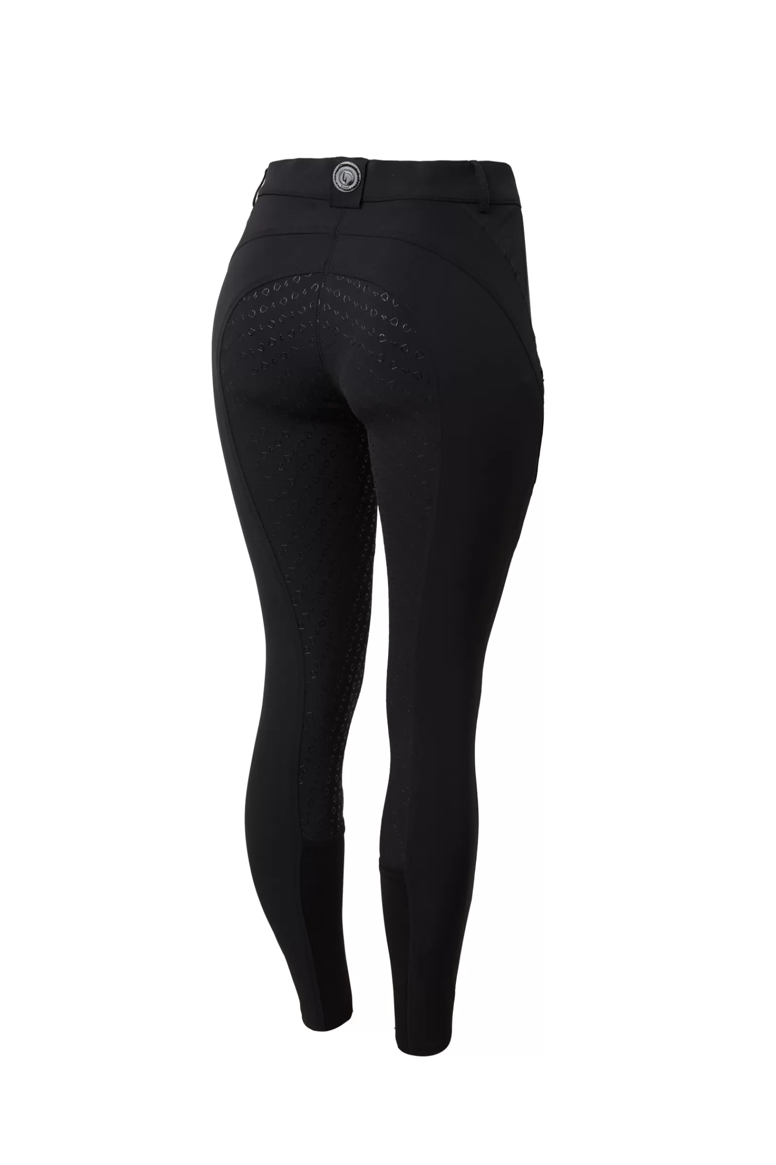 Full Seat Breeches*horze Mila Women'S Silicone Full Seat Breeches With High Waist Black