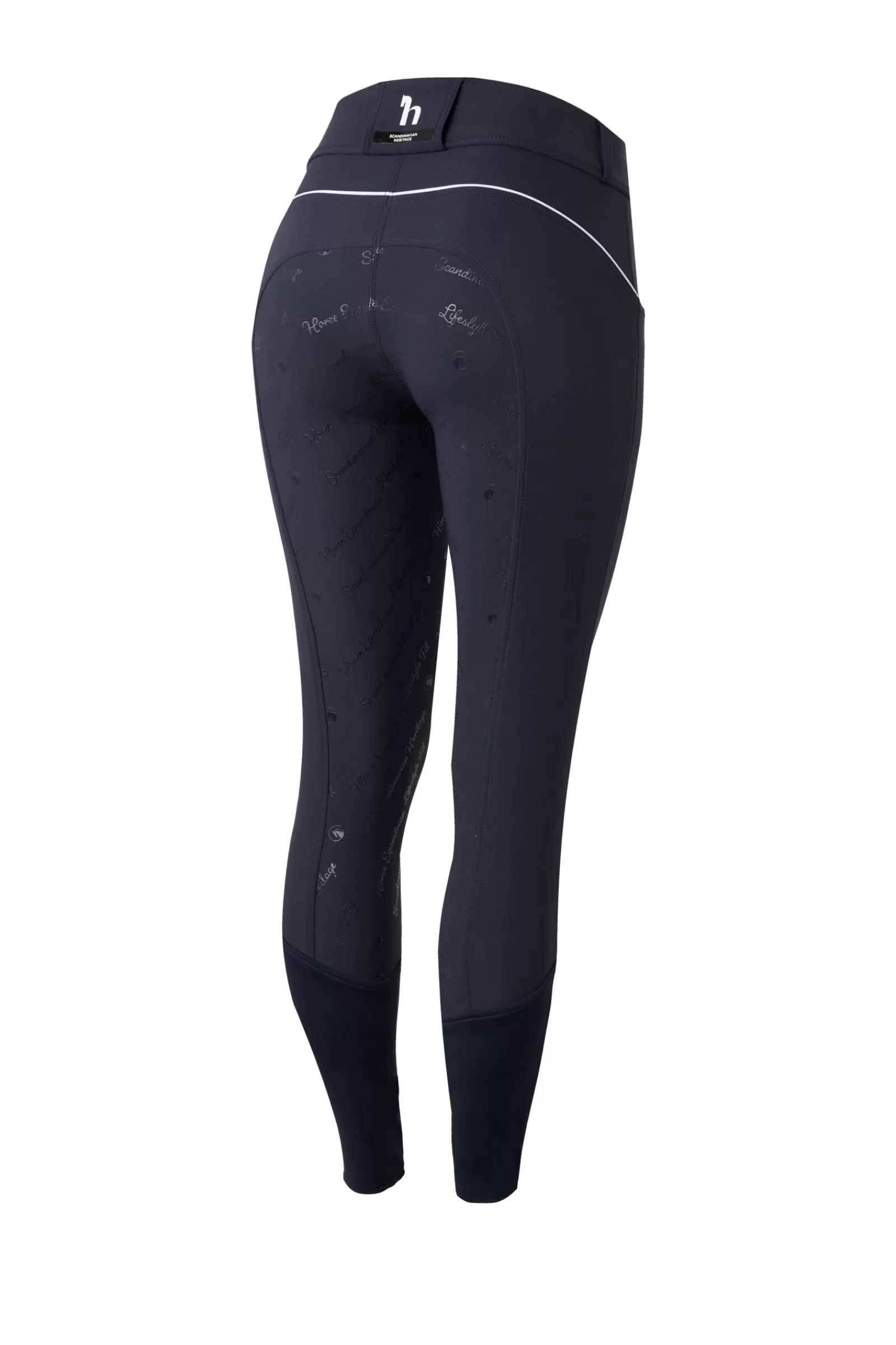 Full Seat Breeches*horze Nordic Performance Women'S Silicone Full Seat Breeches Peacoat Dark Blue