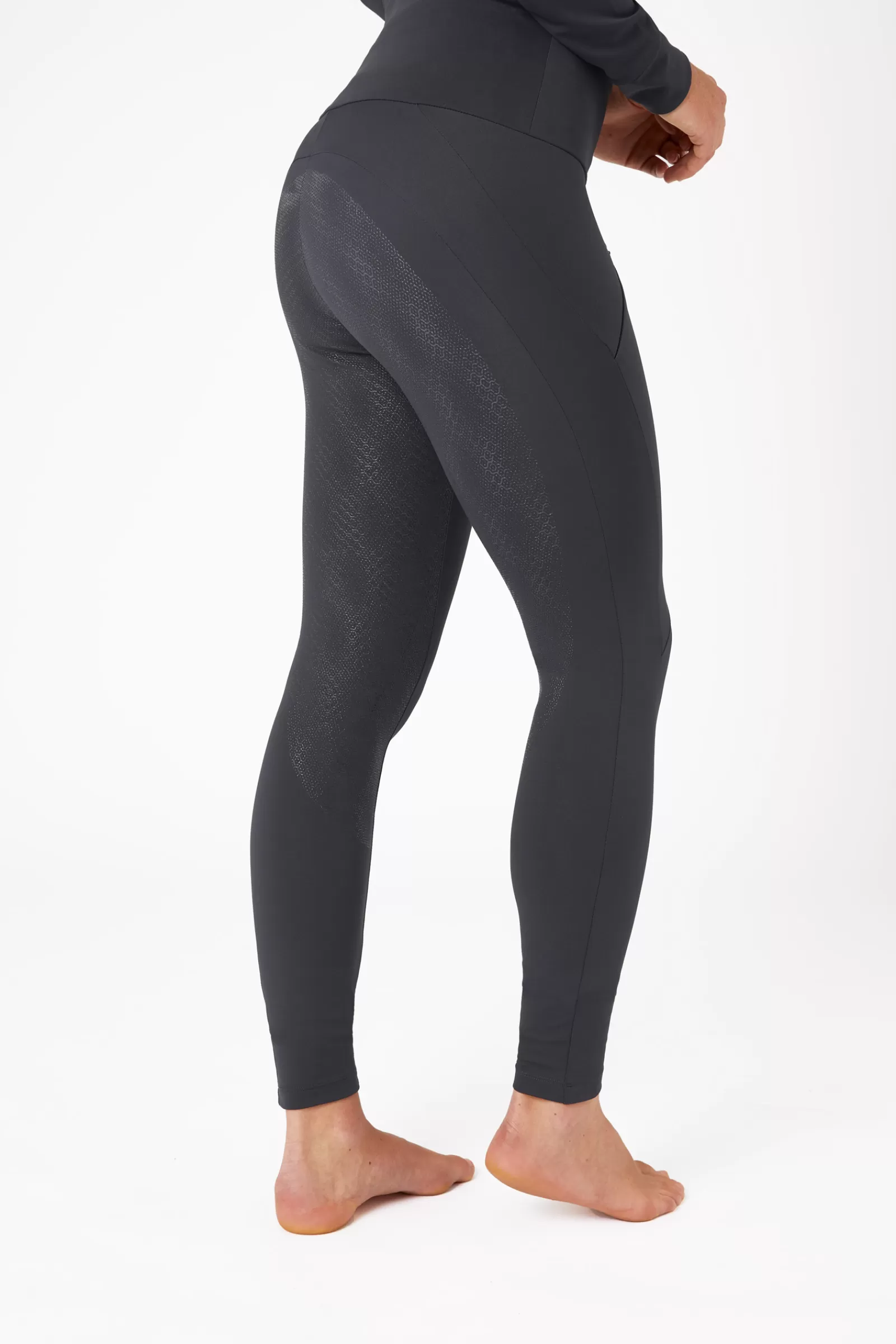 Riding Tights*horze Raquel Women'S Full Seat Riding Tights With Phone Pockets Dark Navy
