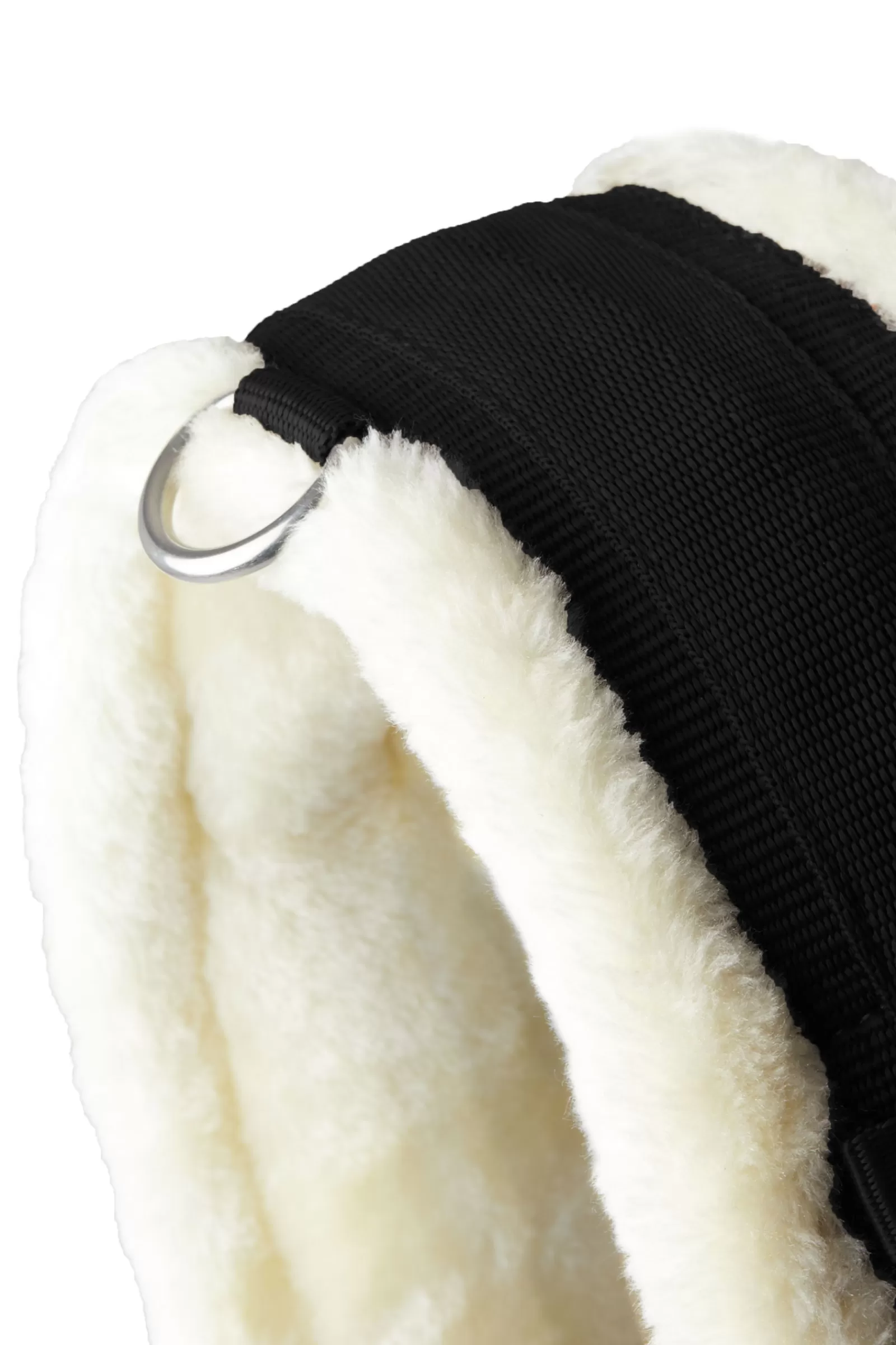 horze Tartu Neoprene Dressage Girth With Fixed Faux Fur> Girths