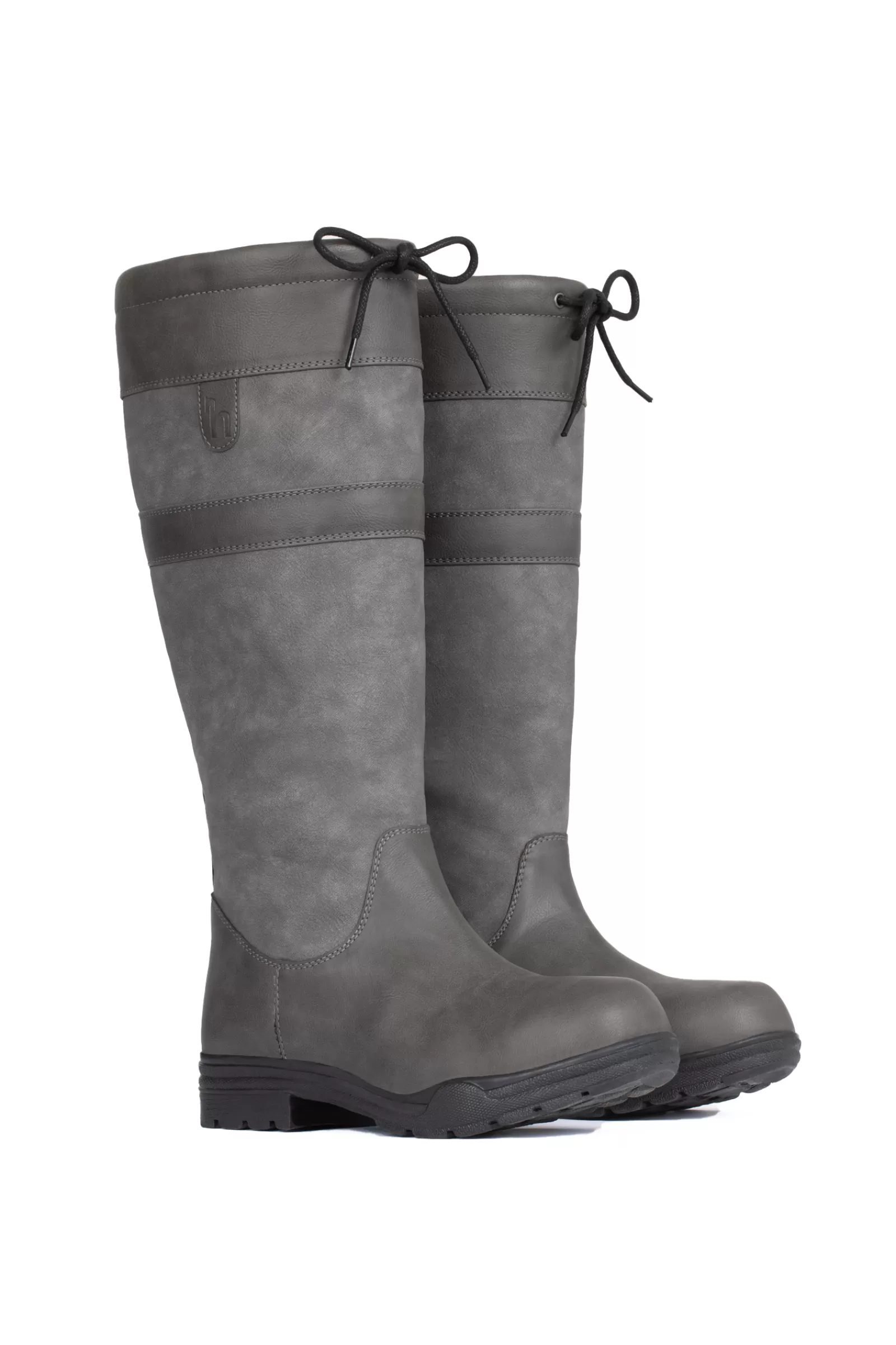 Riding Boots*horze Women'S Waterproof Country Boots With Faux Fur Lining Black