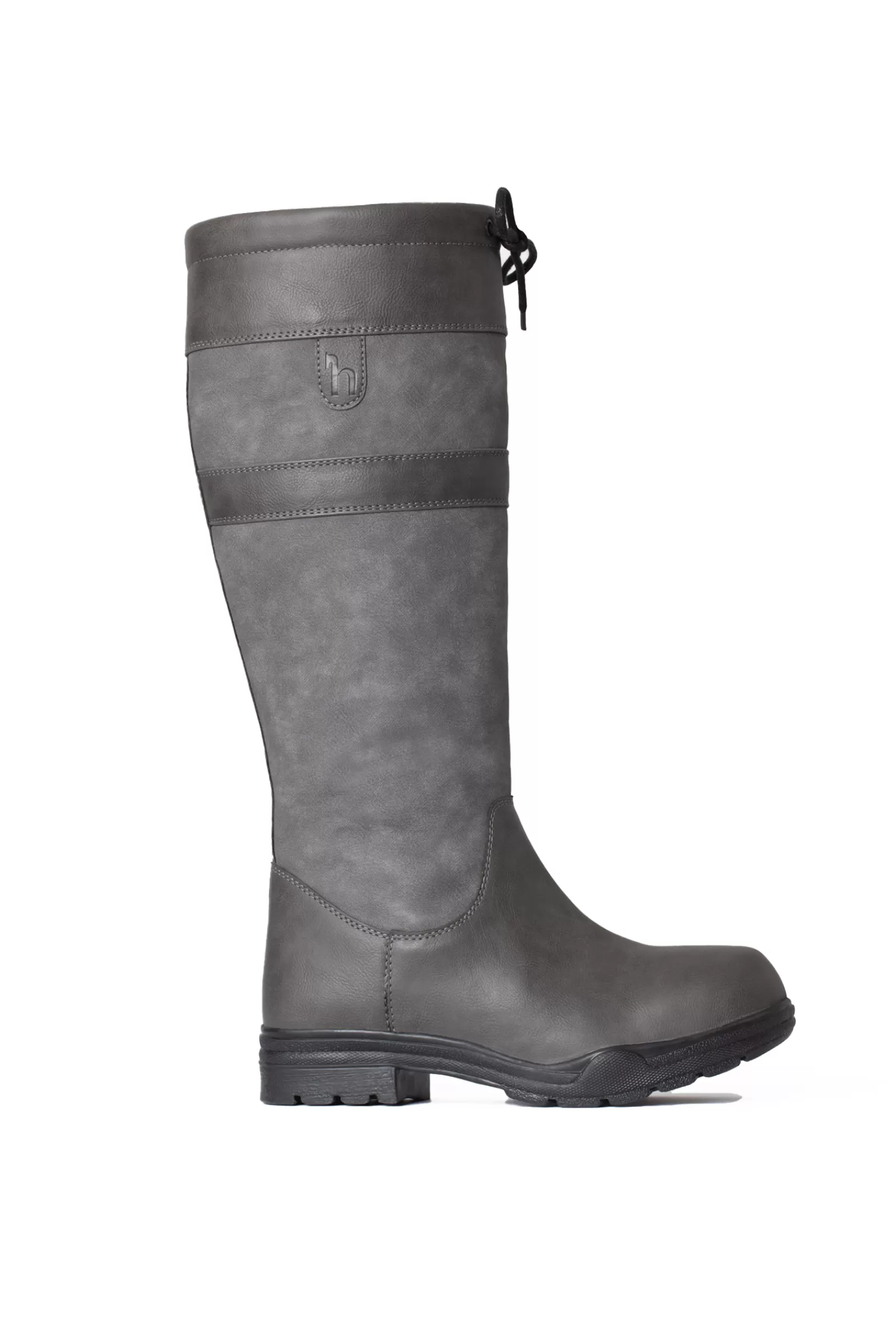 Riding Boots*horze Women'S Waterproof Country Boots With Faux Fur Lining Black