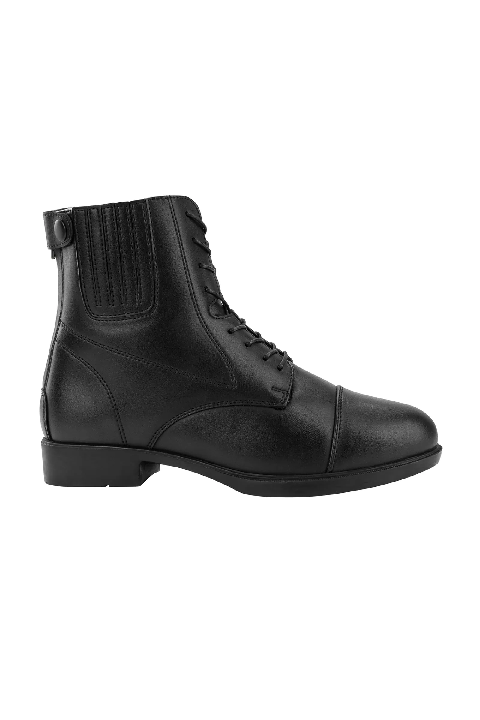 Jodhpur Boots*suedwindfootwear Suedwind Footwear Companion Back Zip Lace Women'S Vegan Winter Jodhpur Boots Black